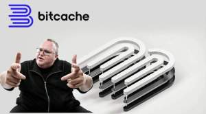 Imagem da matéria: Bitcache, do Kim Dotcom, Anuncia App de Doação para Youtubers