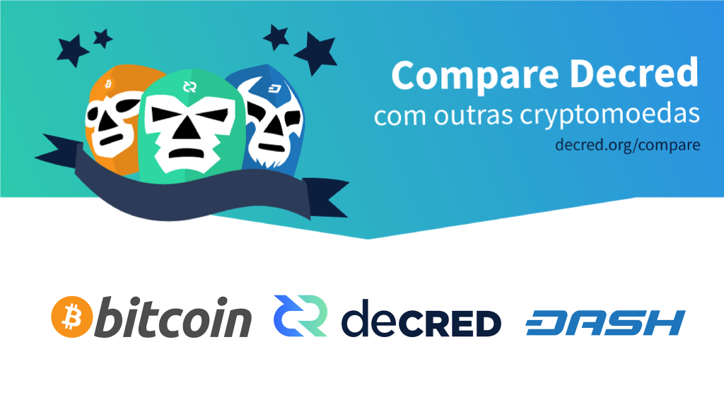 Imagem da matéria: Comparativo: Decred vs Bitcoin e Dash