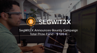 Imagem da matéria: SegWit2X Anuncia a Campanha Recompensa com Prêmios de US$120 Mil