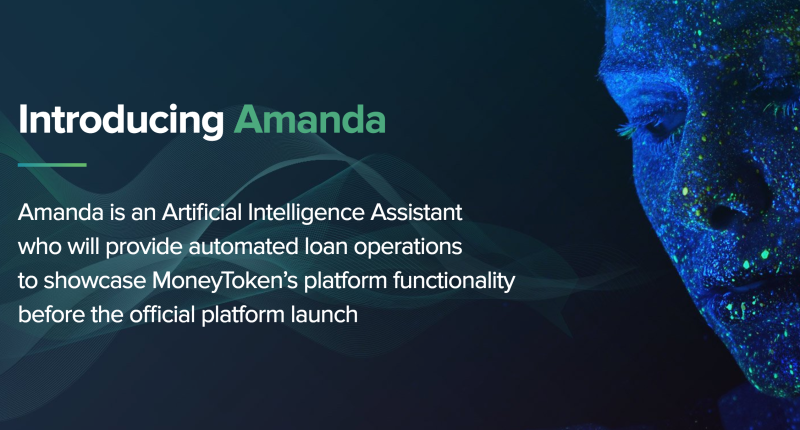 Imagem da matéria: Amanda, A Inteligência Artificial do Money Token, Fornecerá Empréstimos para a Cripto Comunidade