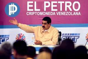 Imagem da matéria: Maduro Anuncia Sucesso de Venda da Petro e Notícia Repercute Negativamente
