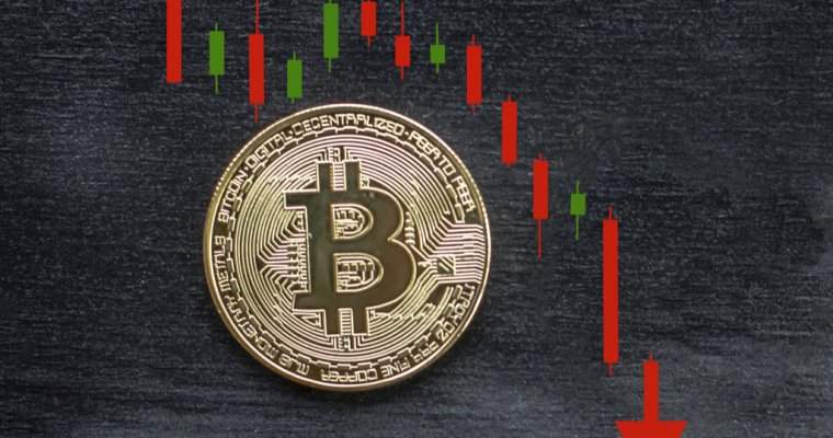 Imagem da matéria: Bitcoin Cai 7% em Poucas Horas; Criptomoedas Operam em Queda