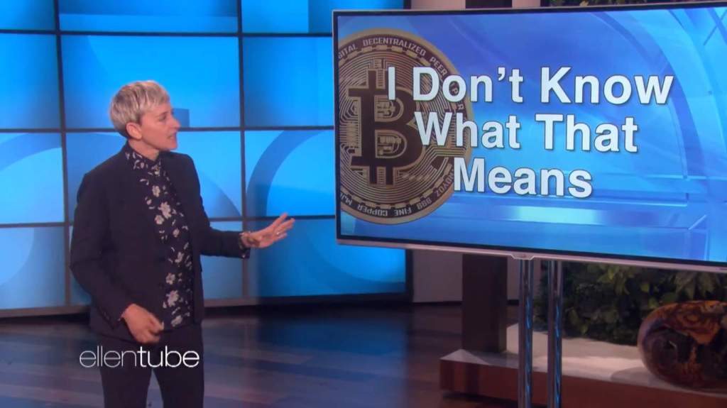 Imagem da matéria: Ellen Degeneres Faz Piada com Bitcoin: “Ou Vale 20 mil Dólares ou Nada”