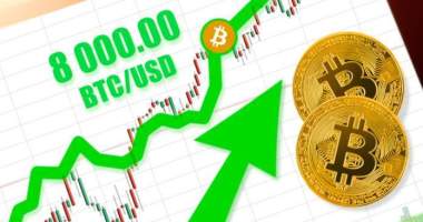 Imagem da matéria: Bitcoin chega a US$ 8.000; Entenda o que está impulsionando a alta