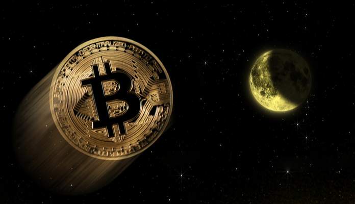 Imagem da matéria: Youtuber quer enviar US$ 1 milhão em bitcoin para a Lua em missão da NASA