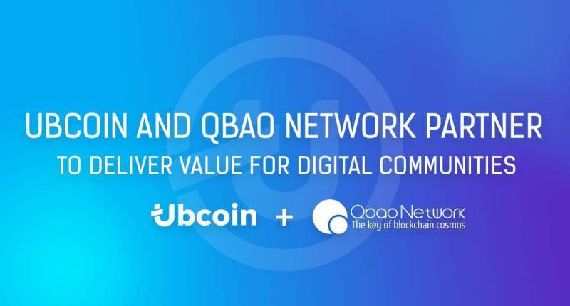 Imagem da matéria: Ubcoin e Qbao Network se juntam para fornecer valor para comunidades digitais
