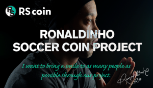 Imagem da matéria: Criptomoeda RSC, apoiada pela lenda do futebol Ronaldinho, lança crowdsale
