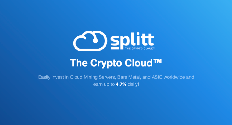 Imagem da matéria: A Splitt apresenta uma nova e avançada plataforma de mineração em nuvem para uma mineração de criptomoeda mais lucrativa e segura