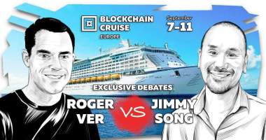 Imagem da matéria: Roger Ver e Jimmy Song debatem sobre Bitcoin a bordo de um cruzeiro pela Europa