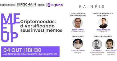 Imagem da matéria: Meet up da e-juno sobre criptomoedas em São Paulo: Diversificando investimentos