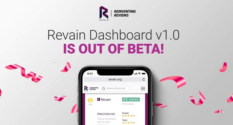 Imagem da matéria: Revain lança versão 1.0 plataforma Revain