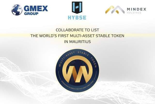 Imagem da matéria: HYBSE, GMEX e MINDEX colaboram para listar o primeiro token estável multi-ativo do mundo nas Maurícias