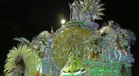 Imagem da matéria: Imperatriz Leopoldinense apresenta bitcoin gigante no Carnaval do Rio de Janeiro