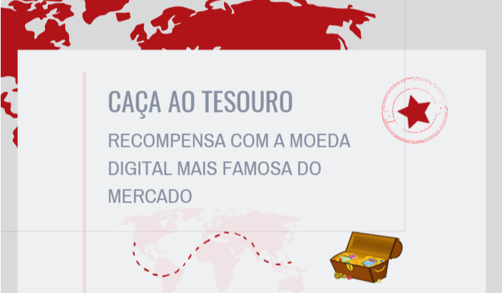 Imagem da matéria: Exchange brasileira dá prêmio de R$ 3 mil em Bitcoin para quem “achar tesouro”
