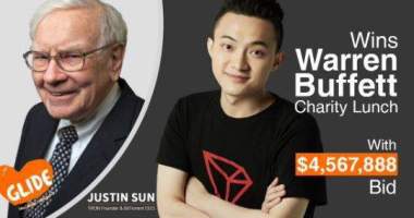 Imagem da matéria: Fundador da criptomoeda Tron paga R$ 18 milhões para almoçar com Warren Buffett