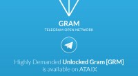 Imagem da matéria: ATAIX disponibiliza Tokens Gram, do Telegram, para o público