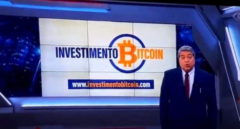 Imagem da matéria: O que disseram as TVs e os sites que anunciaram a Investimento Bitcoin, acusada de pirâmide pela CVM