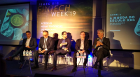 Debate durante a Fintech week’19, evento organizado pela Ibmec Rio