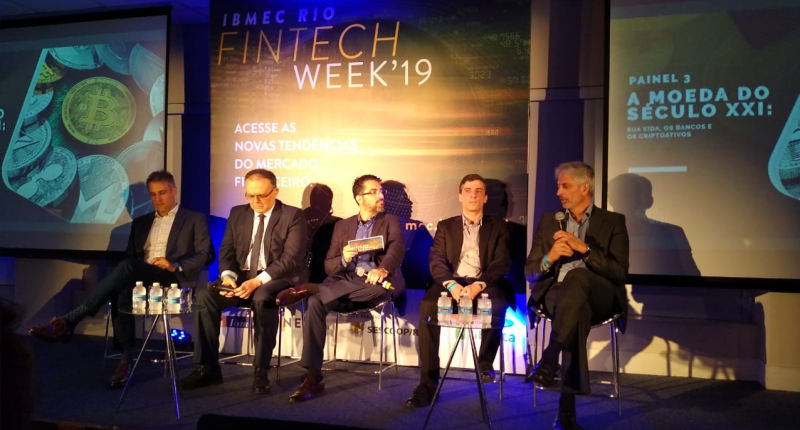 Debate durante a Fintech week’19, evento organizado pela Ibmec Rio