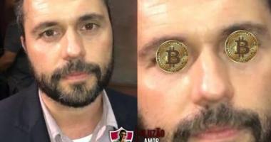 Imagem da matéria: 'Mário Bitcoins': Fluminense faz grandes contratações e presidente do clube vira meme