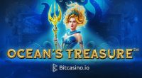 Imagem da matéria: Conheça Ocean’s Treasure, o novo slot já disponível no Bitcasino.io