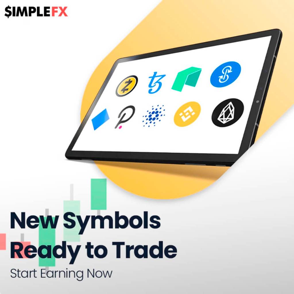 Imagem da matéria: SimpleFX Adiciona 9 Criptos Para Operar