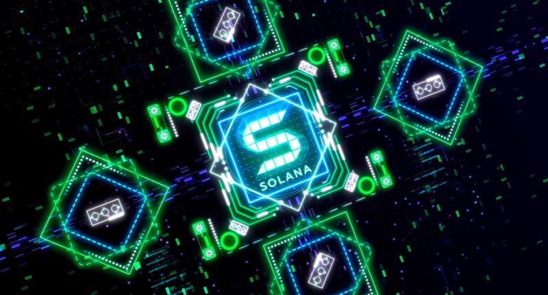 Imagem da matéria: Solana (SOL) chega a US$ 100 e se torna a oitava maior criptomoeda em valor de mercado