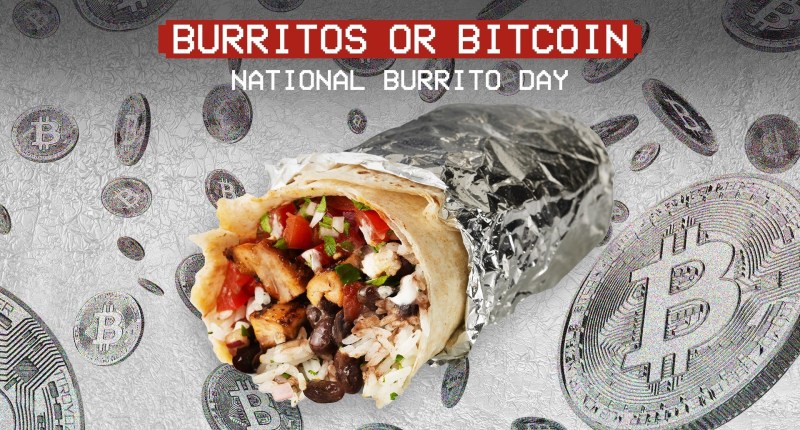 Imagem da matéria: Fast food dos EUA vai distribuir US$ 100 mil em bitcoin no ‘dia do burrito’
