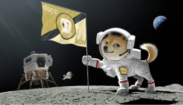 Imagem da matéria: Dogecoin dispara 20% após Elon Musk tweetar que vai levar criptomoeda para a Lua