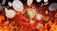 Imagem da matéria: Mercado de criptomoedas afunda para US$ 1,4 trilhão; Bitcoin e Ethereum desabam