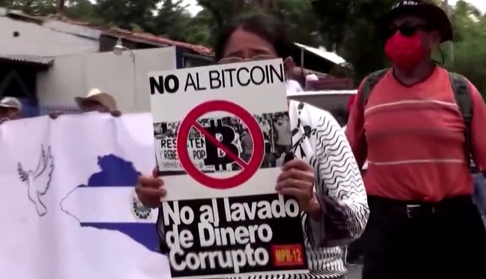 Imagem da matéria: Em meio a protestos, El Salvador se prepara para adotar o Bitcoin como moeda legal