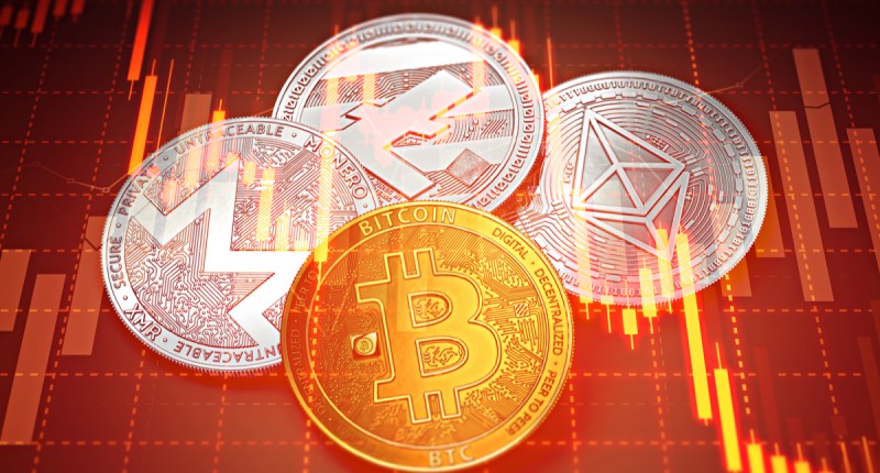 Imagem da matéria: Bitcoin (BTC) e Ethereum (ETH) abrem semana em queda; Luna segue disparada