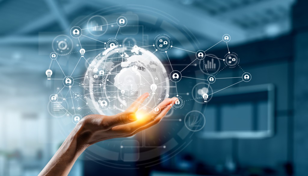 Imagem conceitual de tokens