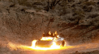 Imagem da matéria: Vídeo: artista explode Lamborghini e transforma pedaços em NFTs