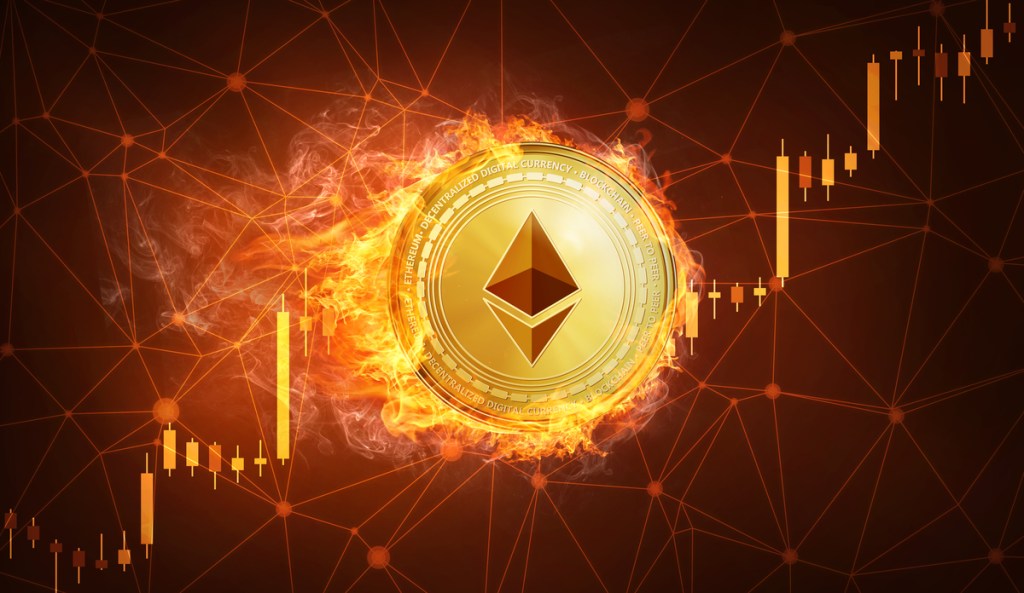 Imagem da matéria: Quase US$ 6 bilhões em ether já foram queimados; migração para o Ethereum 2.0 se aproxima