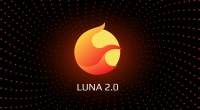 Logotipo novo da criptomoeda Terra Luna 2.0