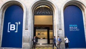 Fachada da B3, a bolsa de valores do Brasil, em São Paulo