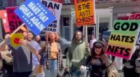 Protesto encenado em Nova York contra NFTs
