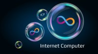 Imagem com o logo da Internet Computer