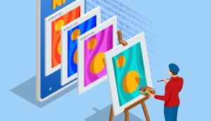 Animação que ilustra as artes digitais.