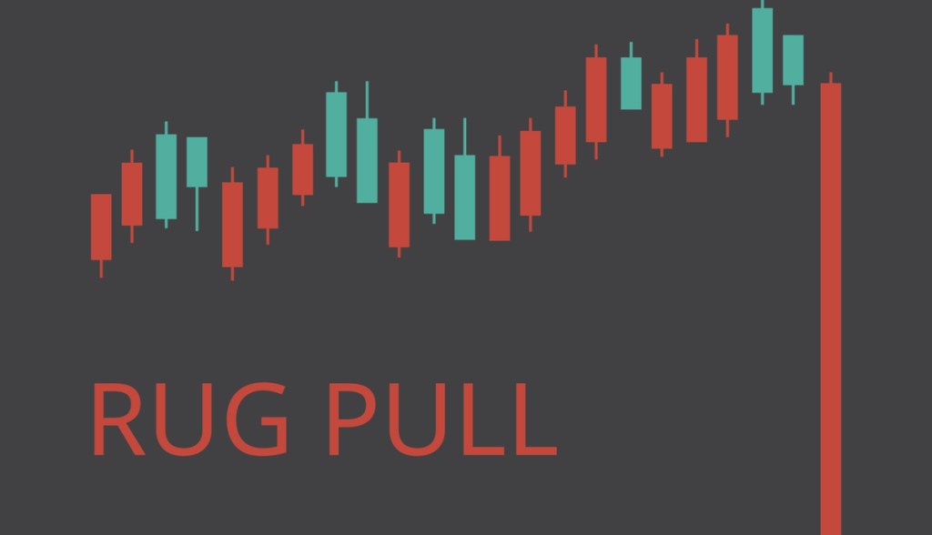 Gráfico mostra golpe de rug pull