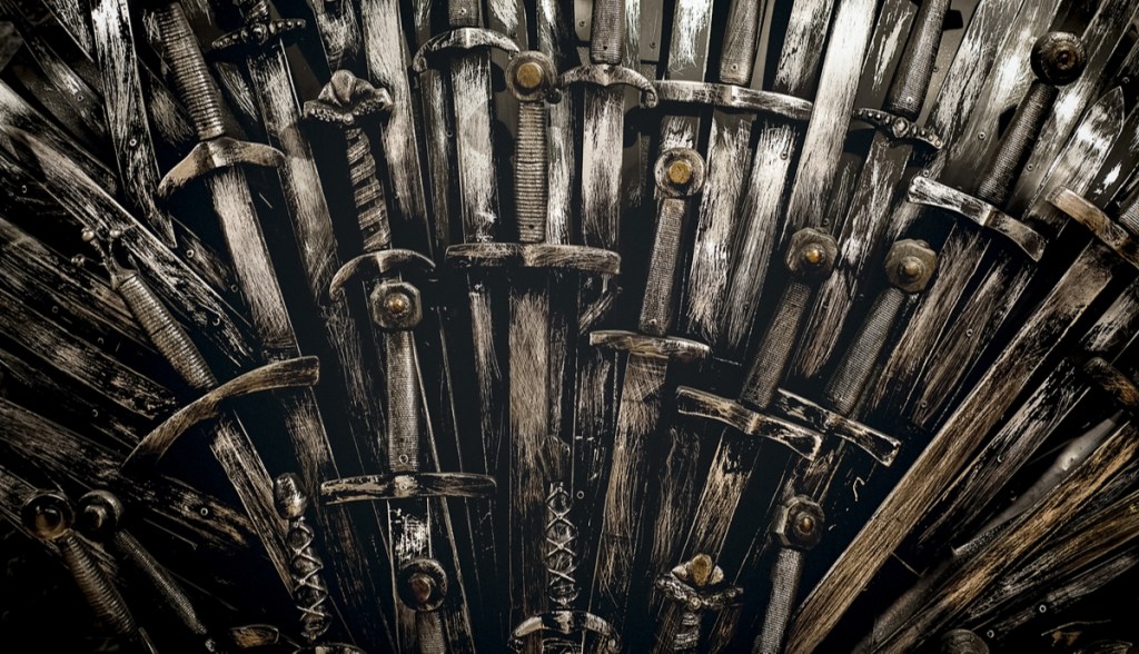 Trono da série Game of Thrones