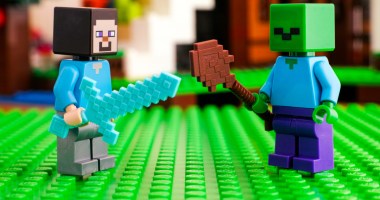 Bonecos de Lego inspirados em Minecraft