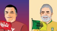 Imagem da matéria: Bolsonaro e Lula levam batalha eleitoral para o mercado de NFTs