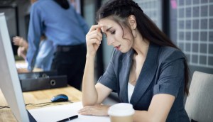 Investidora desanimada