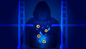 Imagem de ponte com criptomoedas