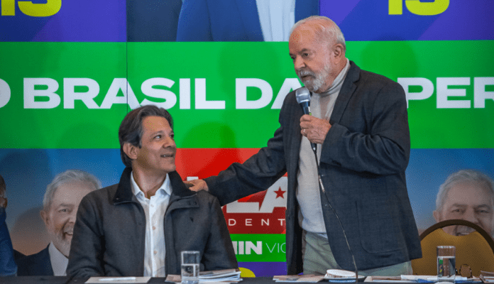 Imagem da matéria: PT registra propostas de Lula e Haddad na blockchain para combater fake news