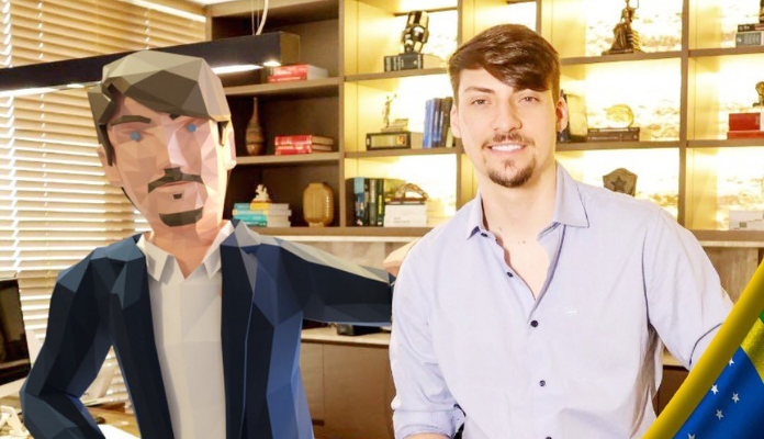 Imagem da matéria: Filho de Bolsonaro abandona metaverso e apaga vídeo após criptomoeda do projeto desabar 86%