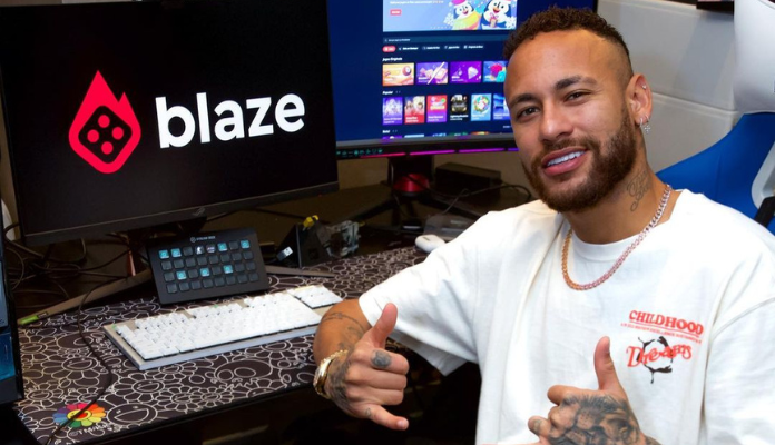 Imagem da matéria: Neymar é o novo embaixador da Blaze, cassino acusado de não devolver dinheiro dos clientes