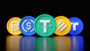 Imagens dos símbolos das principais stablecoins